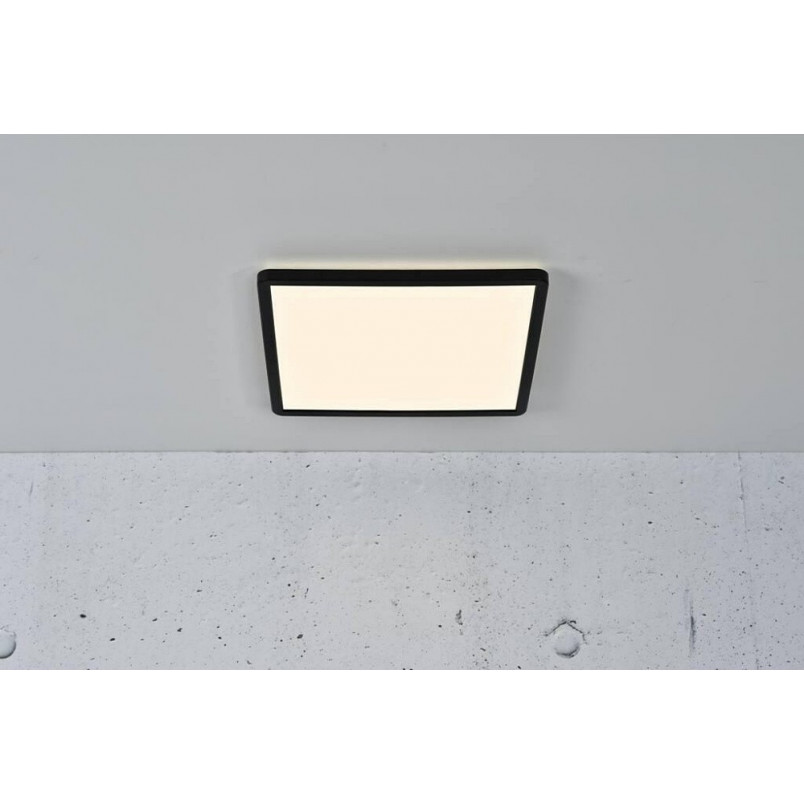 Plafon łazienkowy LED Nordlux Oja Square - czarny