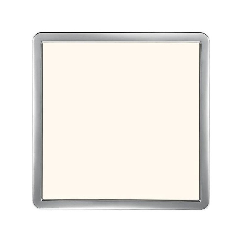 Plafon łazienkowy LED Nordlux Oja Square | Chrom, Ściemnianie