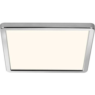 Plafon łazienkowy LED Nordlux Oja Square | Chrom, Ściemnianie