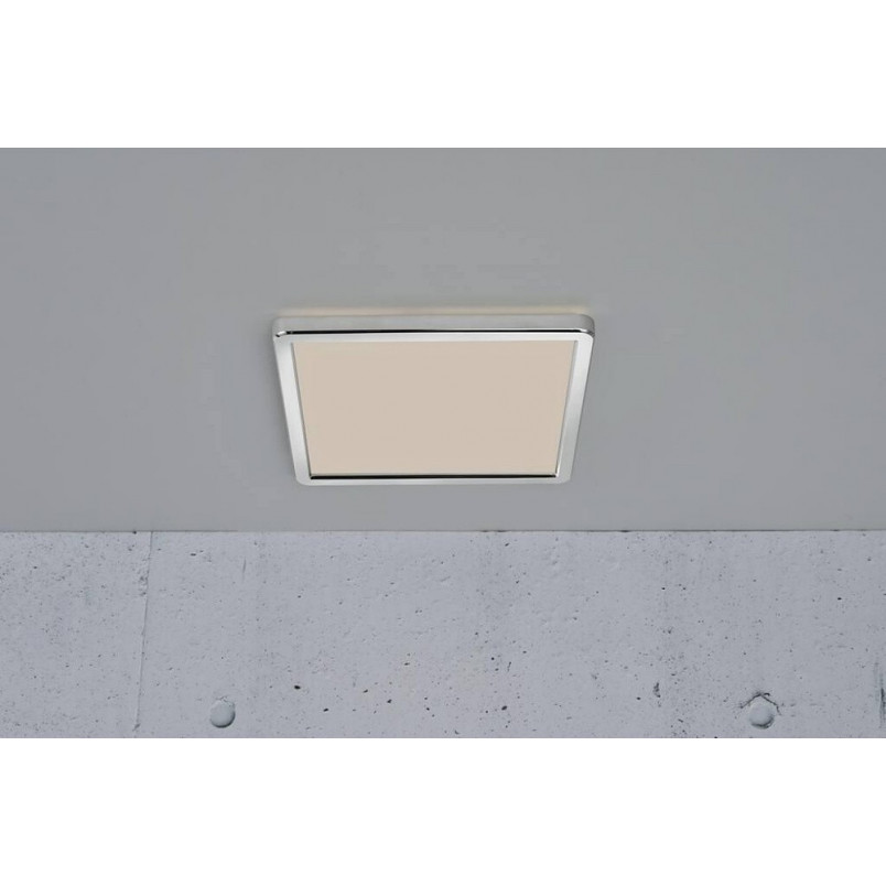Plafon łazienkowy LED Nordlux Oja Square | Chrom, Ściemnianie