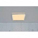 Plafon łazienkowy LED Nordlux Oja Square | Chrom, Ściemnianie