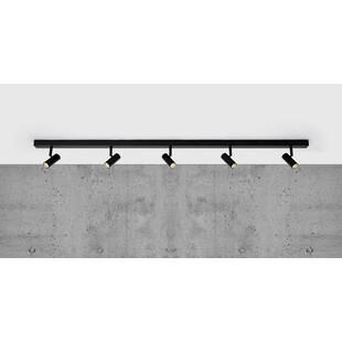 Reflektor sufitowy LED Omari V czarny | Nordlux