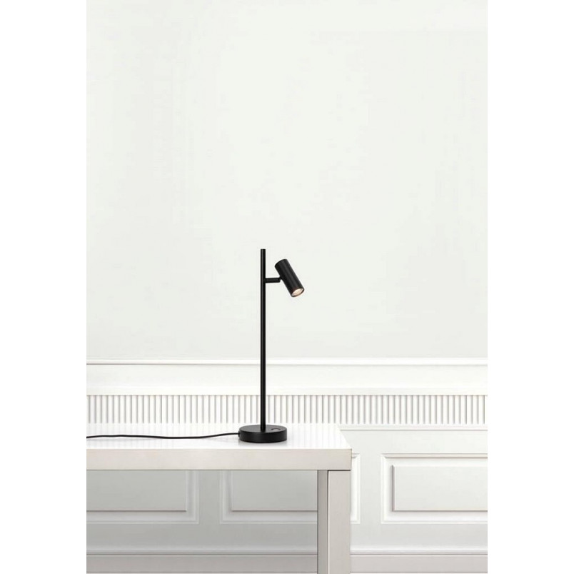 Lampa biurkowa LED Omari czarna | Nordlux - Sklep z lampami