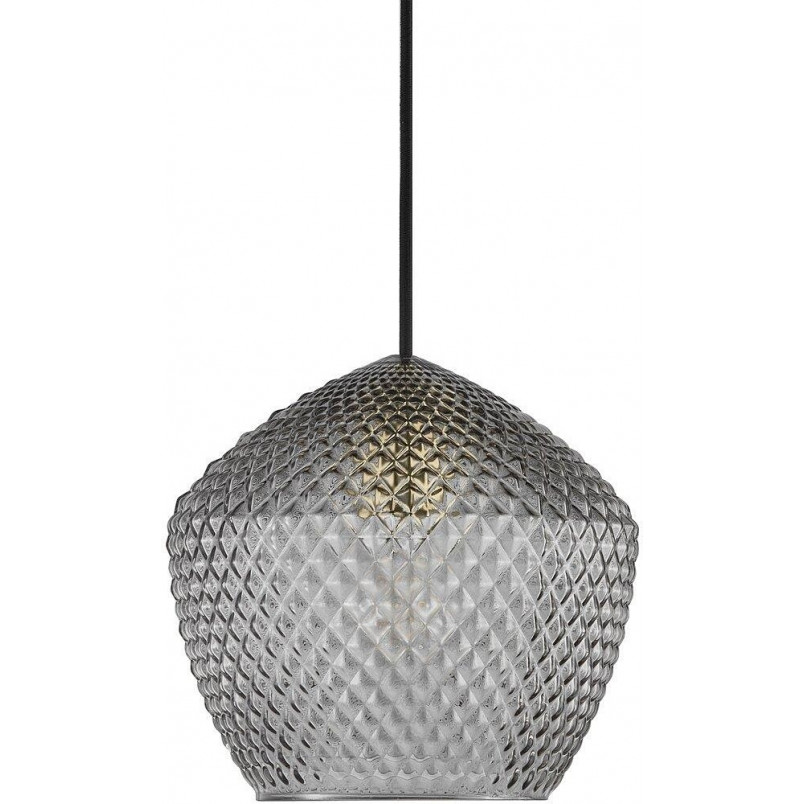 Lampa wisząca Orbiform Nordlux - Szkło dymione, mosiądz