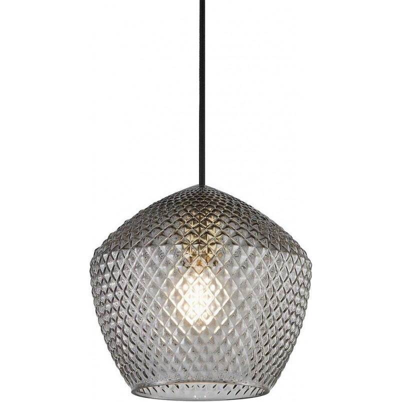 Lampa wisząca Orbiform Nordlux - Szkło dymione, mosiądz