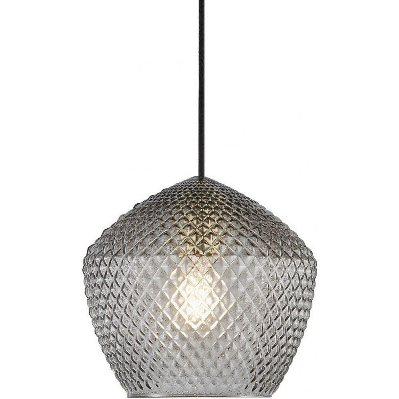 Lampa wisząca Orbiform Nordlux - Szkło dymione, mosiądz