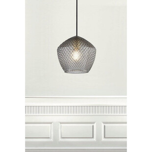 Lampa wisząca Orbiform Nordlux - Szkło dymione, mosiądz