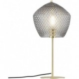 Lampa stołowa szklana Orbiform Nordlux - Mosiądz, Dymione Szkło