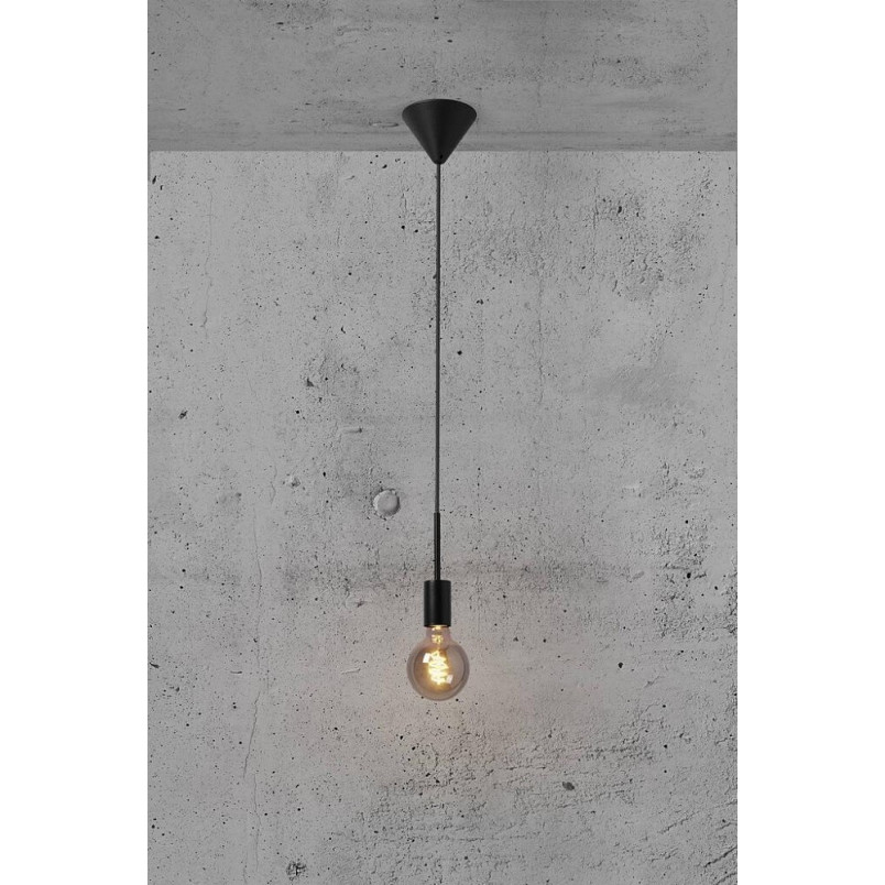 Lampa wisząca Paco Nordlux - Czarna, Loftowa - Kup online