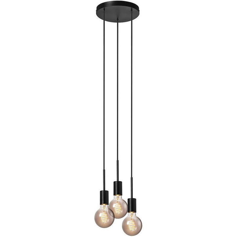 Lampa Wisząca Paco III Nordlux | Czarna, Loftowa