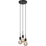 Lampa Wisząca Paco III Nordlux | Czarna, Loftowa