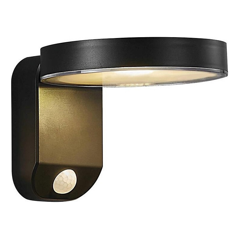 Kinkiet solarny Rica Round LED czarny | Nordlux