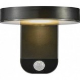 Kinkiet solarny Rica Round LED czarny | Nordlux