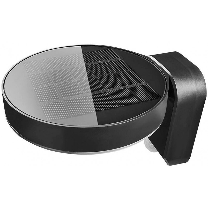 Kinkiet solarny Rica Round LED czarny | Nordlux