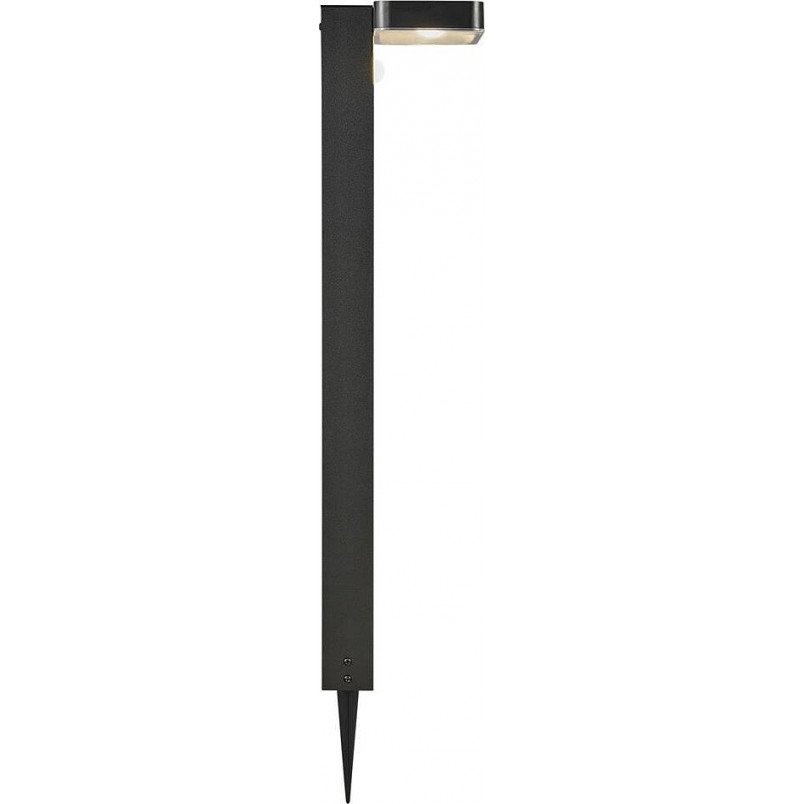Słupek solarny Rica Square 60cm czarny | Nordlux