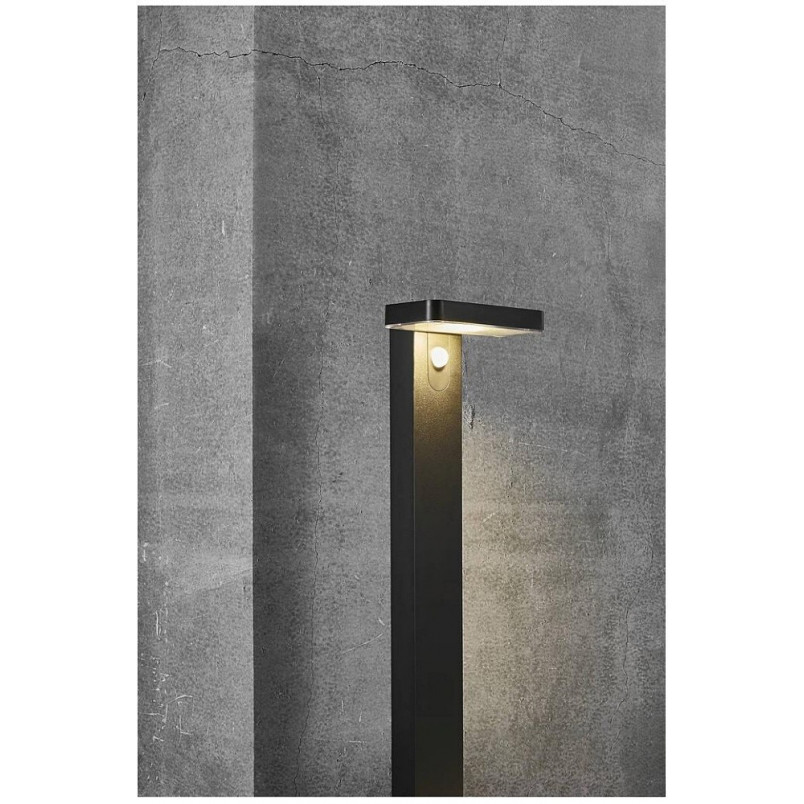 Słupek solarny Rica Square 60cm czarny | Nordlux