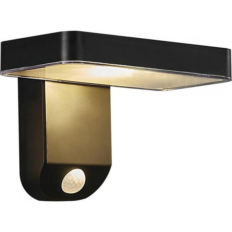 Kinkiet solarny Rica Square LED czarny | Nordlux