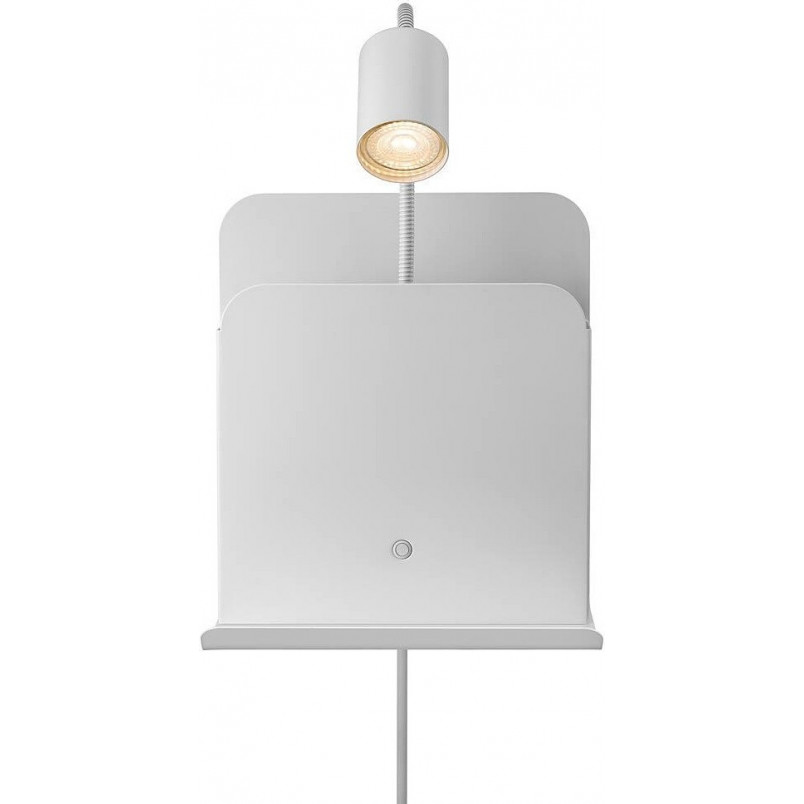 Kinkiet z półką i USB Roomi biały Nordlux - Oświetlenie LED