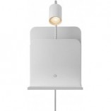 Kinkiet z półką i USB Roomi biały Nordlux - Oświetlenie LED