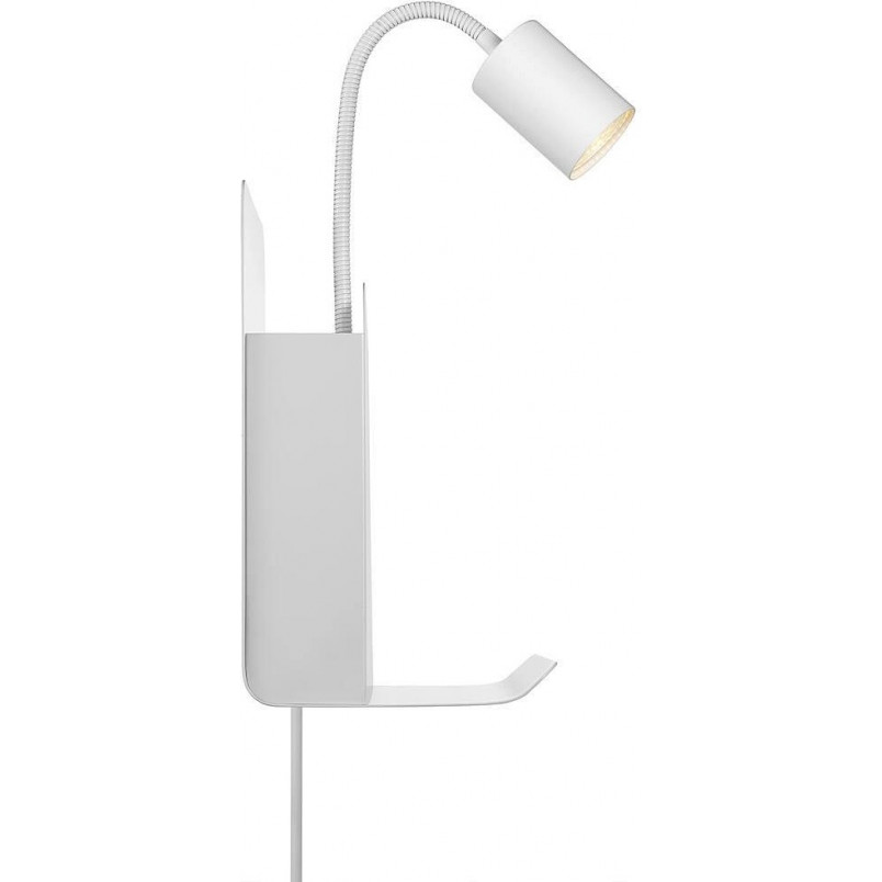 Kinkiet z półką i USB Roomi biały Nordlux - Oświetlenie LED
