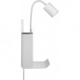 Kinkiet z półką i USB Roomi biały Nordlux - Oświetlenie LED