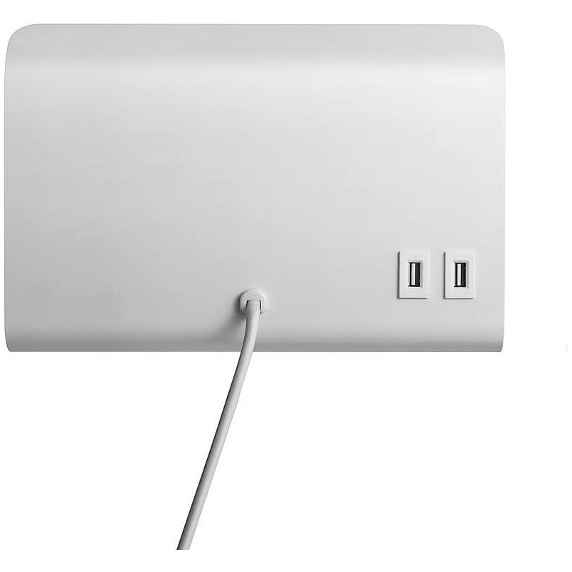 Kinkiet z półką i USB Roomi biały Nordlux - Oświetlenie LED