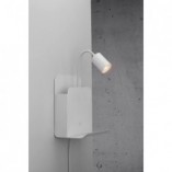 Kinkiet z półką i USB Roomi biały Nordlux - Oświetlenie LED