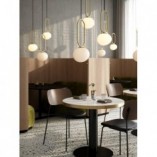 Lampa wisząca szklana glamour Shapes | Design For The People