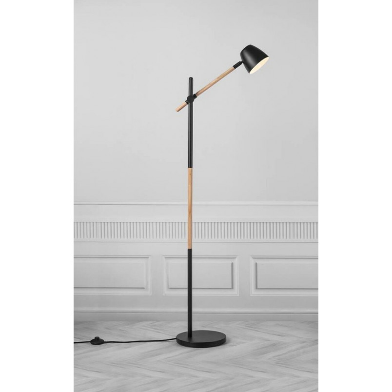 Lampa podłogowa Theo czarna - Nordlux | Skandynawski design