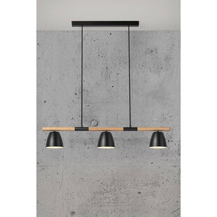 Lampa wisząca Theo III czarna | Nordlux - Skandynawski design