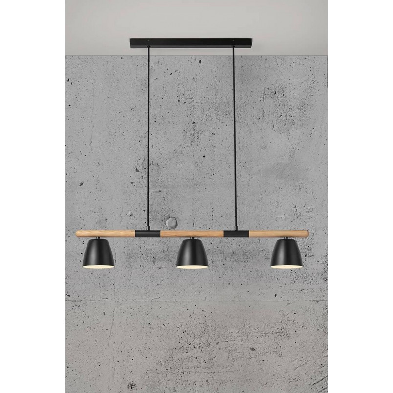 Lampa wisząca Theo III czarna | Nordlux - Skandynawski design