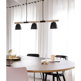 Lampa wisząca Theo III czarna | Nordlux - Skandynawski design