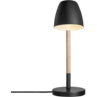 Lampa biurkowa skandynawska Theo czarna | Nordlux