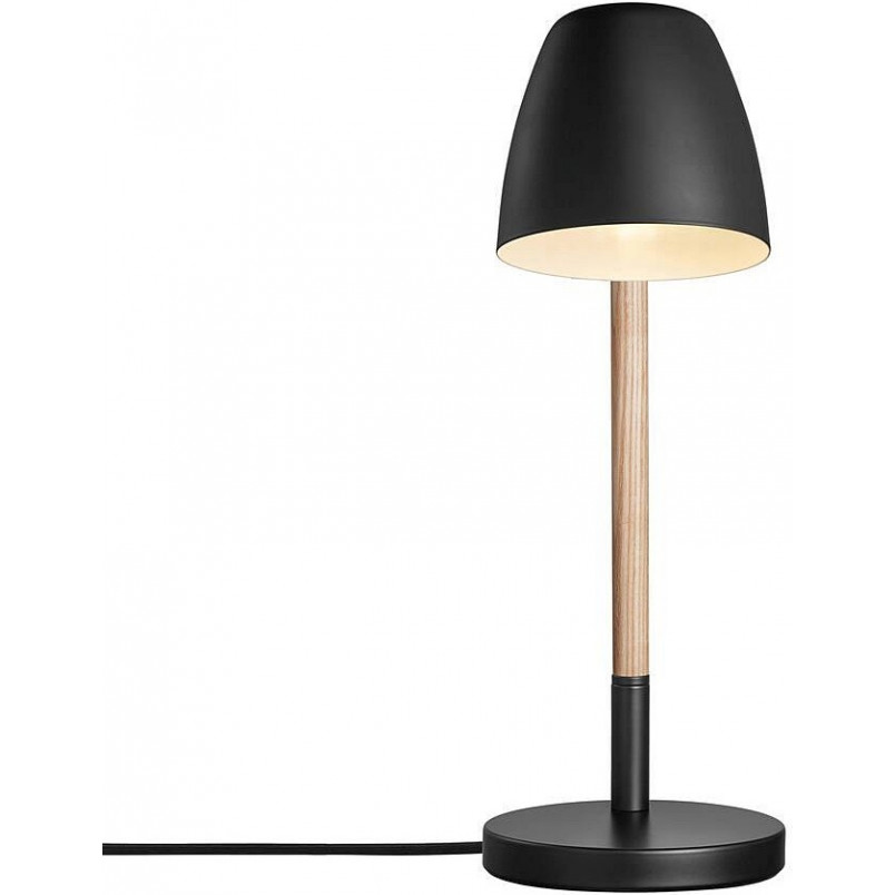 Lampa biurkowa skandynawska Theo czarna | Nordlux