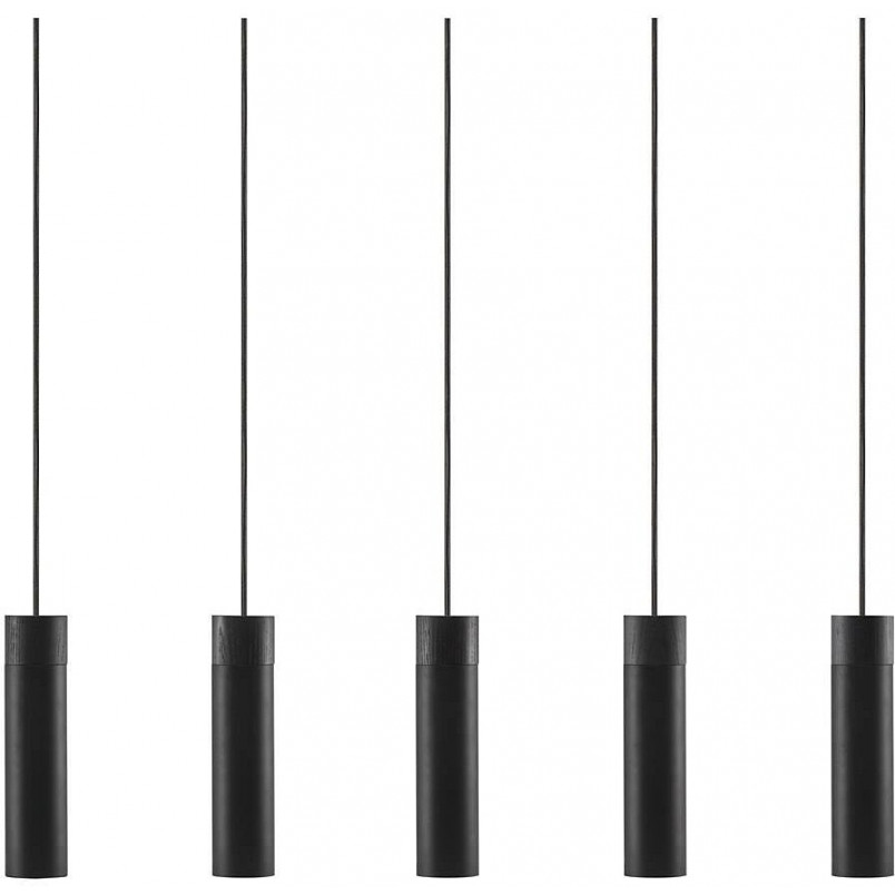 Lampa Wisząca Tilo V - Czarna, Metalowa | Nordlux