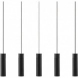 Lampa Wisząca Tilo V - Czarna, Metalowa | Nordlux