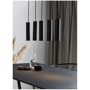 Lampa Wisząca Tilo V - Czarna, Metalowa | Nordlux
