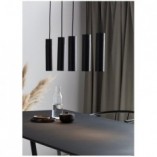 Lampa Wisząca Tilo V - Czarna, Metalowa | Nordlux
