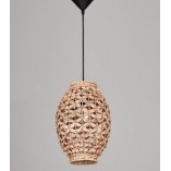 Lampa rattanowa wisząca boho Denpasar | Decolab24