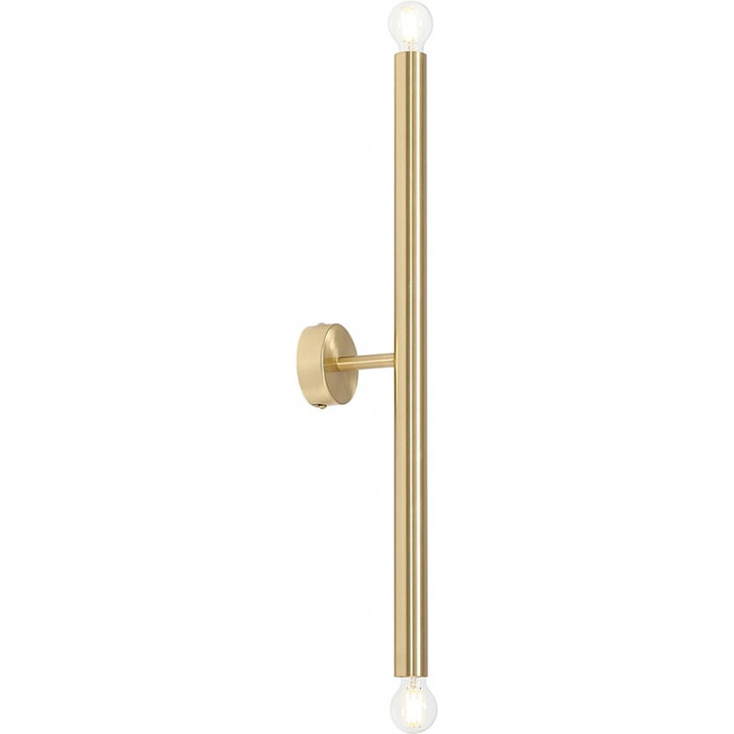 Kinkiet Glamour Mosiężny Tubo Brass Aldex | Salon, Sypialnia