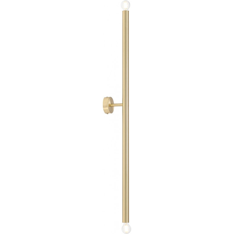 Kinkiet Glamour Mosiężny Tubo Brass Aldex | L100cm