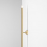 Kinkiet Glamour Mosiężny Tubo Brass Aldex | L100cm