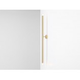 Kinkiet Glamour Mosiężny Tubo Brass Aldex | L100cm
