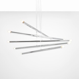 Lampa Glamour Tubo X 100cm Chrom Aldex - Elegancki Żyrandol