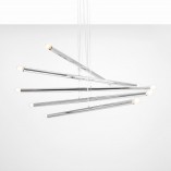 Lampa Glamour Tubo X 100cm Chrom Aldex - Elegancki Żyrandol