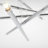 Lampa Glamour Tubo X 100cm Chrom Aldex - Elegancki Żyrandol