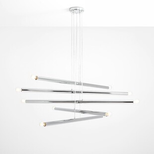 Lampa Glamour Tubo X 100cm Chrom Aldex - Elegancki Żyrandol