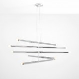Lampa Glamour Tubo X 100cm Chrom Aldex - Elegancki Żyrandol