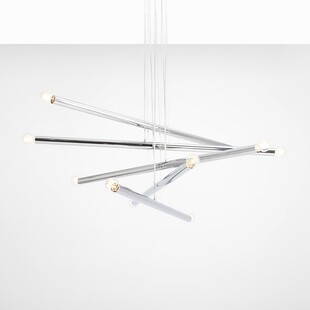 Lampa Glamour Tubo X 100cm Chrom Aldex - Elegancki Żyrandol