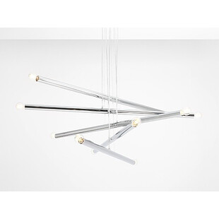 Lampa Glamour Tubo X 100cm Chrom Aldex - Elegancki Żyrandol